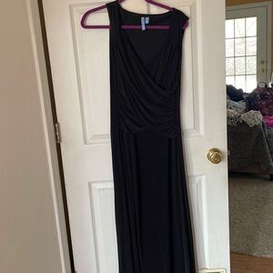 Elegant black maxi dress